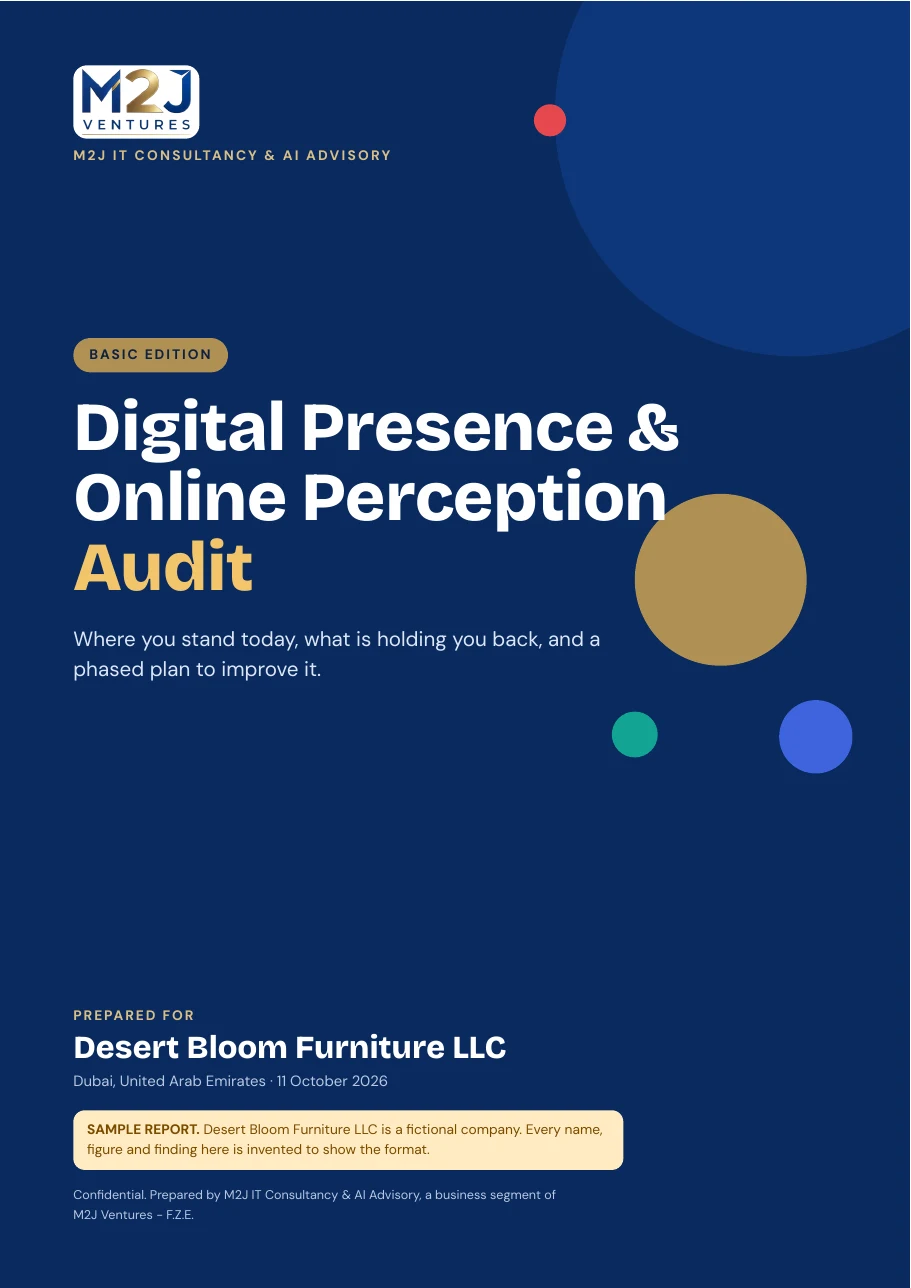 Sample Basic edition report, cover page